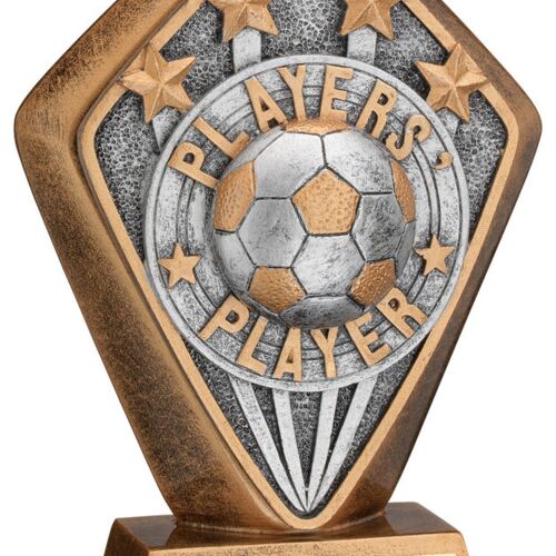 Brz/Gold Diamond Holder With 'Players Player' Disc And Plate - 5.25" Thumbnail