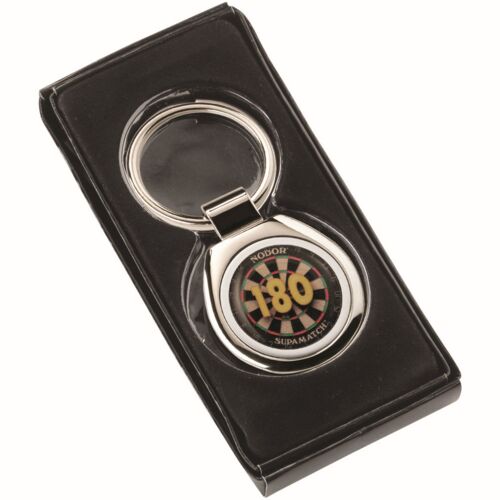 Darts '180' Metal Keyring - Round 1.75" Thumbnail