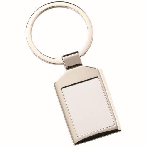 Metal Rectangle Keyring - 1.5" Thumbnail
