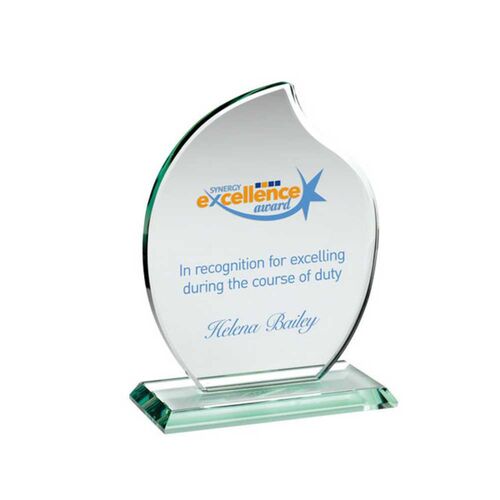 Jade Glass Teardrop  - 8.5" Thumbnail