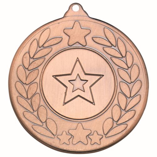 Stars And Wreath Medal  - Bronze 2" Thumbnail