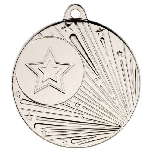 Shooting Star Medal Silver - 2" Thumbnail