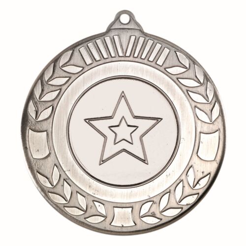 Wreath Medal  - Antique Silver 2" Thumbnail