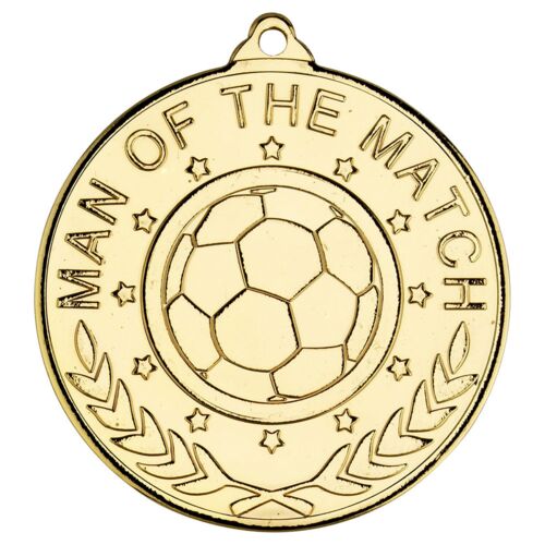 Football 'Man Of The Match' Medal  - 2" Thumbnail