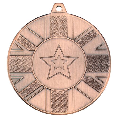 Union Flag Medal  - Bronze 2" Thumbnail