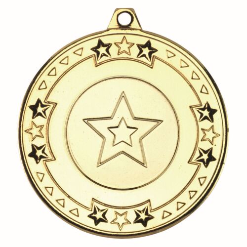 Tri Star Medal  - Gold 2" Thumbnail