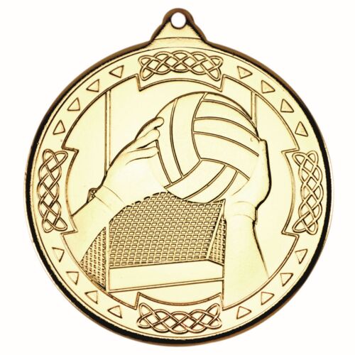 Gaelic Football Celtic Medal - Gold 2" Thumbnail