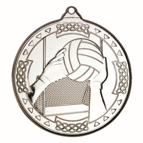 Gaelic Football Celtic Medal - Silver 2" Thumbnail