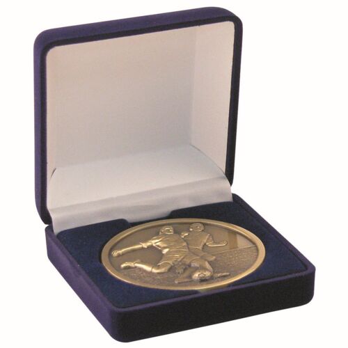 Deluxe Blue Medal Box - 3.5" Thumbnail