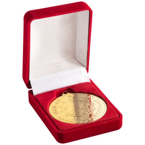 Deluxe Red Medal Box - 3" Thumbnail