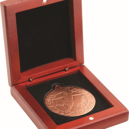 Rosewood Medal Box -  3.5" Thumbnail