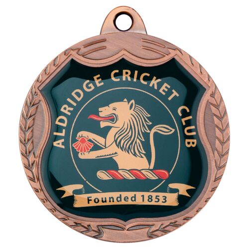 Wreath Medallion  - Bronze 2.75" Thumbnail