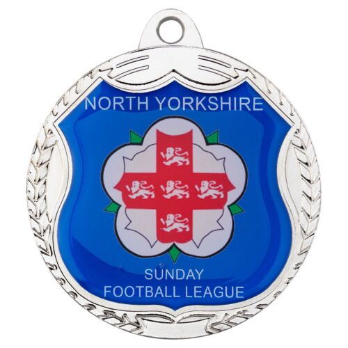 Wreath Medallion  - Silver 2.75" Thumbnail