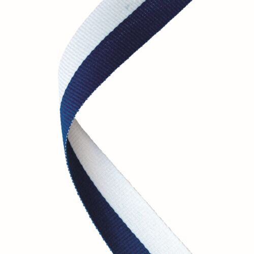 Medal Ribbon Royal Blue/White Thumbnail