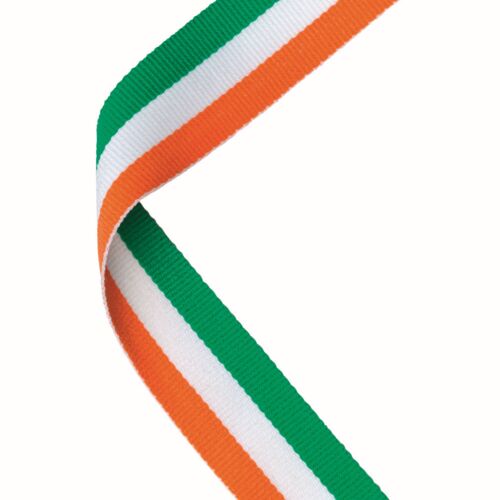 Medal Ribbon Green/White/Orange Thumbnail