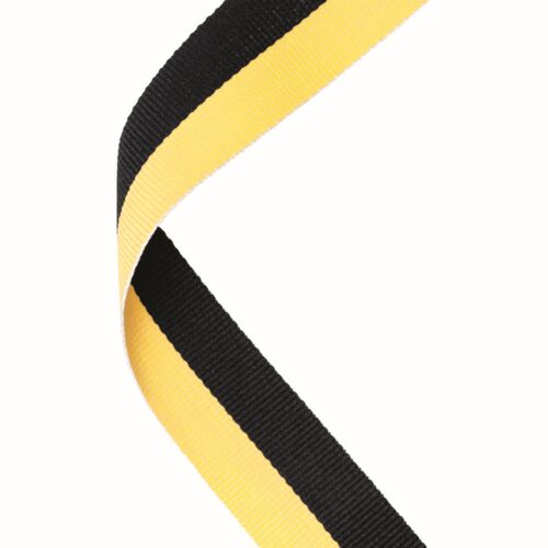 Medal Ribbon Black/Yellow Thumbnail