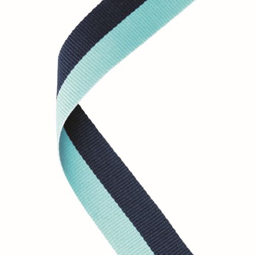 Medal Ribbon Navy Blue/Sky Blue Thumbnail