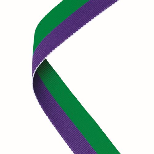 Medal Ribbon Purple/Green Thumbnail