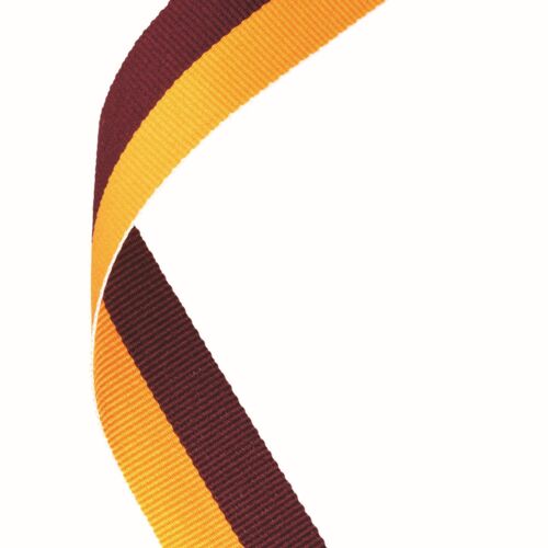 Medal Ribbon Maroon/Gold Thumbnail