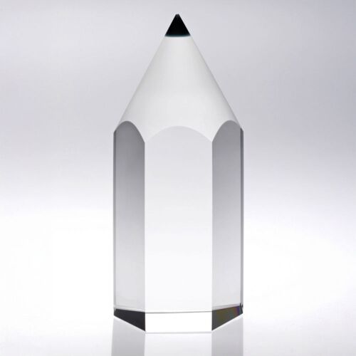Clear Glass Chunky Pencil Award - 8In Thumbnail