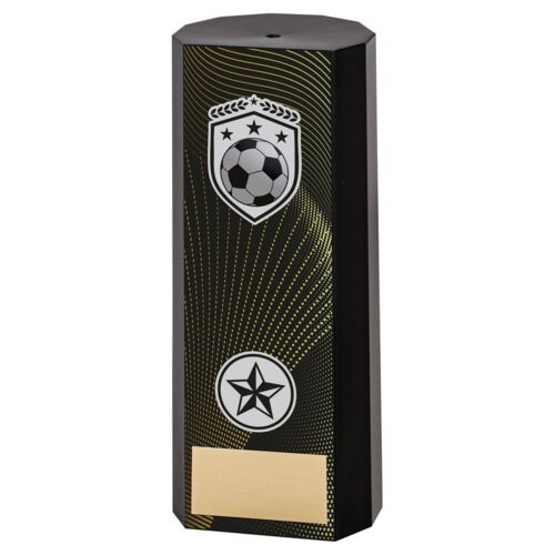 Black Plastic Filled Column Football (1In Cen) - 6In Thumbnail