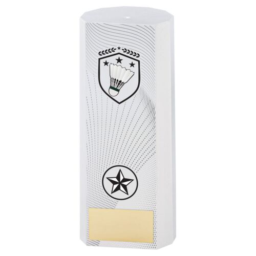 White Plastic Filled Column Badminton (1In Cen) - 6In Thumbnail