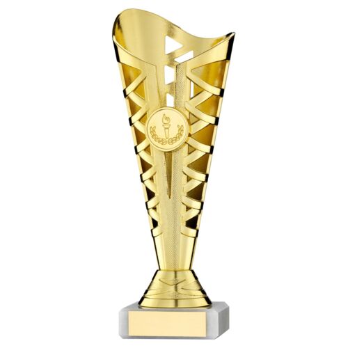 Gold Plastic Titan Cup Assembled On Marble (1In Cen) - 8.75In Thumbnail