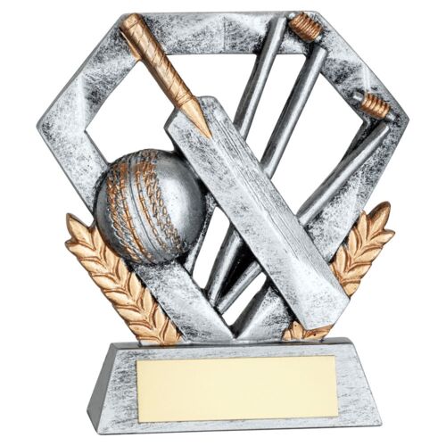 Pew/Gold Cricket Mini Diamond With Plate - 4In Thumbnail