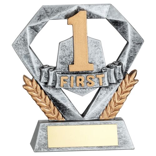 Pew/Gold First Mini Diamond With Plate - 4In Thumbnail