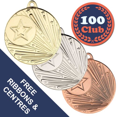 100 Club Shooting Star Medal Thumbnail