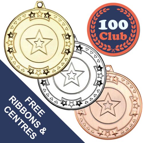 100 Club Tri Star Medal Thumbnail