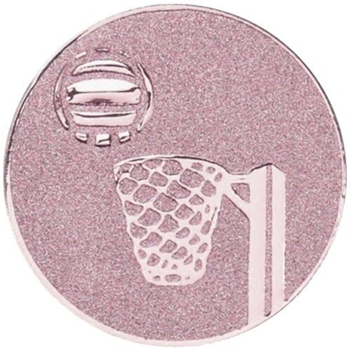 Metal Netball Centre 50Mm - Bronze 2" Thumbnail