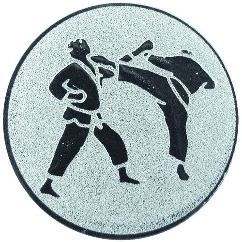 Metal Karate Centre 50Mm - Silver 2" Thumbnail