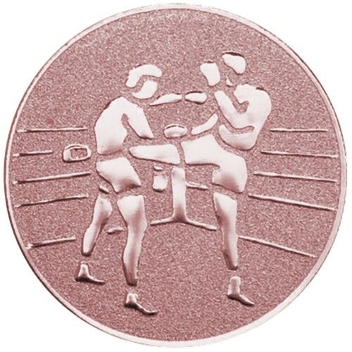 Metal Kick Boxing Centre 25Mm - Bronze 1" Thumbnail