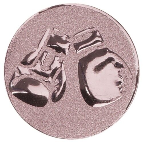 Metal Boxing Gloves Centre 25Mm - Bronze 1" Thumbnail