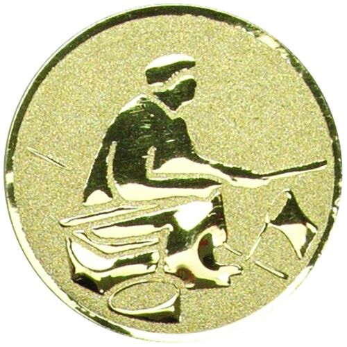 Metal Fishing Centre 25Mm - Gold 1" Thumbnail