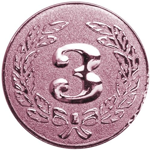 Metal 3Rd Centre 25Mm - Bronze 1" Thumbnail