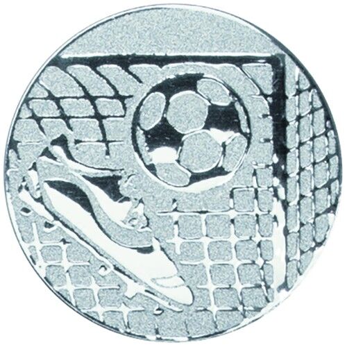 Metal Football Boot/Ball Centre 25Mm - Silver 1" Thumbnail