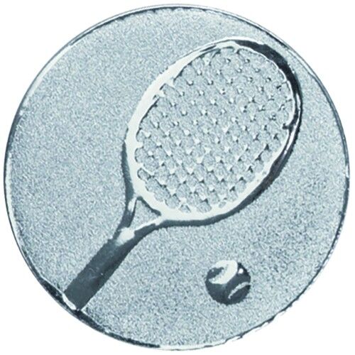 Metal Tennis Centre 25Mm - Silver 1" Thumbnail