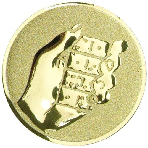 Metal Domino Centre 25Mm - Gold 1" Thumbnail