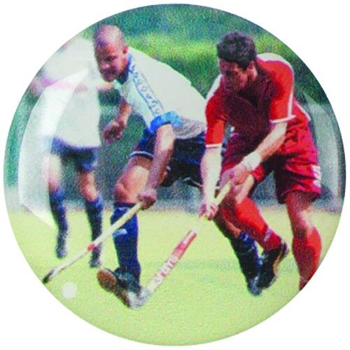 Acrylic Photo Action Centre Male Hockey - 1" Thumbnail